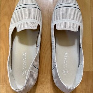 Vivaia Women's Cream Loafers-Size 41-used once